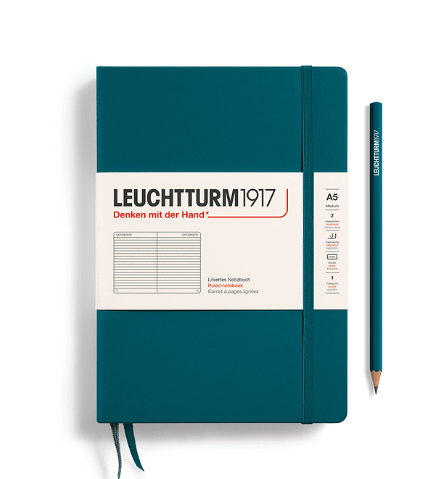Leuchtturm1917 Paper Leuchtturm1917 Lined  Pacific Notebook Medium (A5) - Hardcover