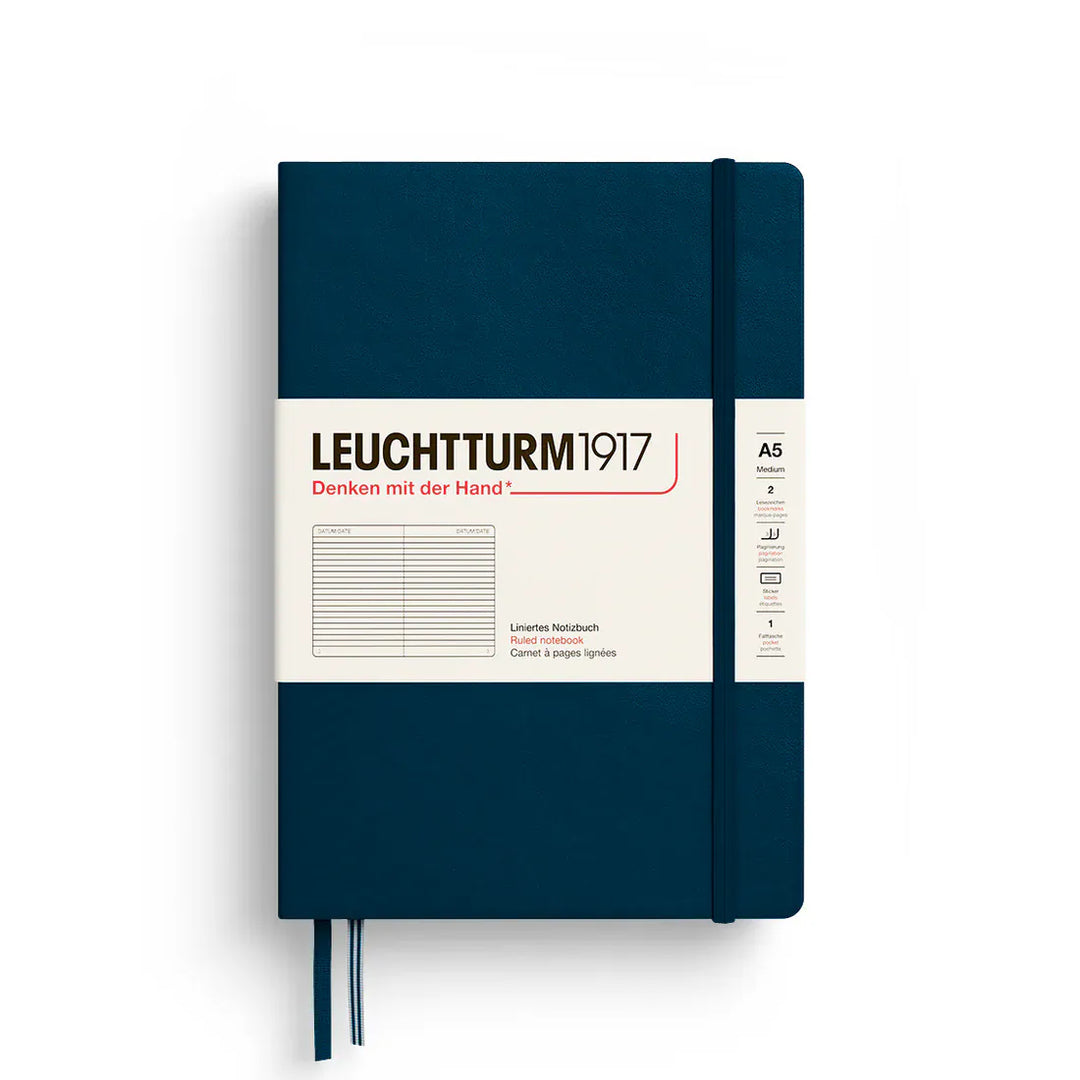 Leuchtturm1917 Paper Lined / Deep Sea Leuchtturm1917 Notebook Medium (A5) - Hardcover