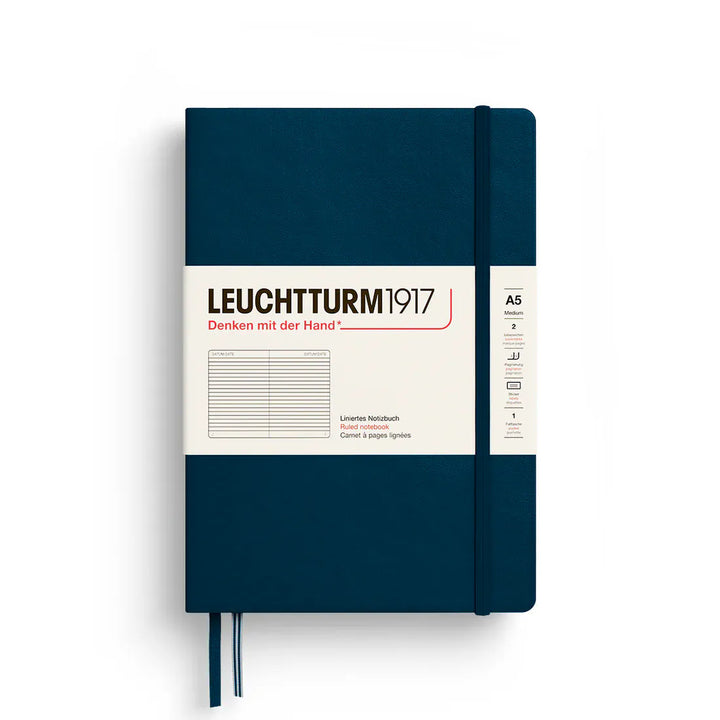 Leuchtturm1917 Paper Lined / Deep Sea Leuchtturm1917 Notebook Medium (A5) - Hardcover