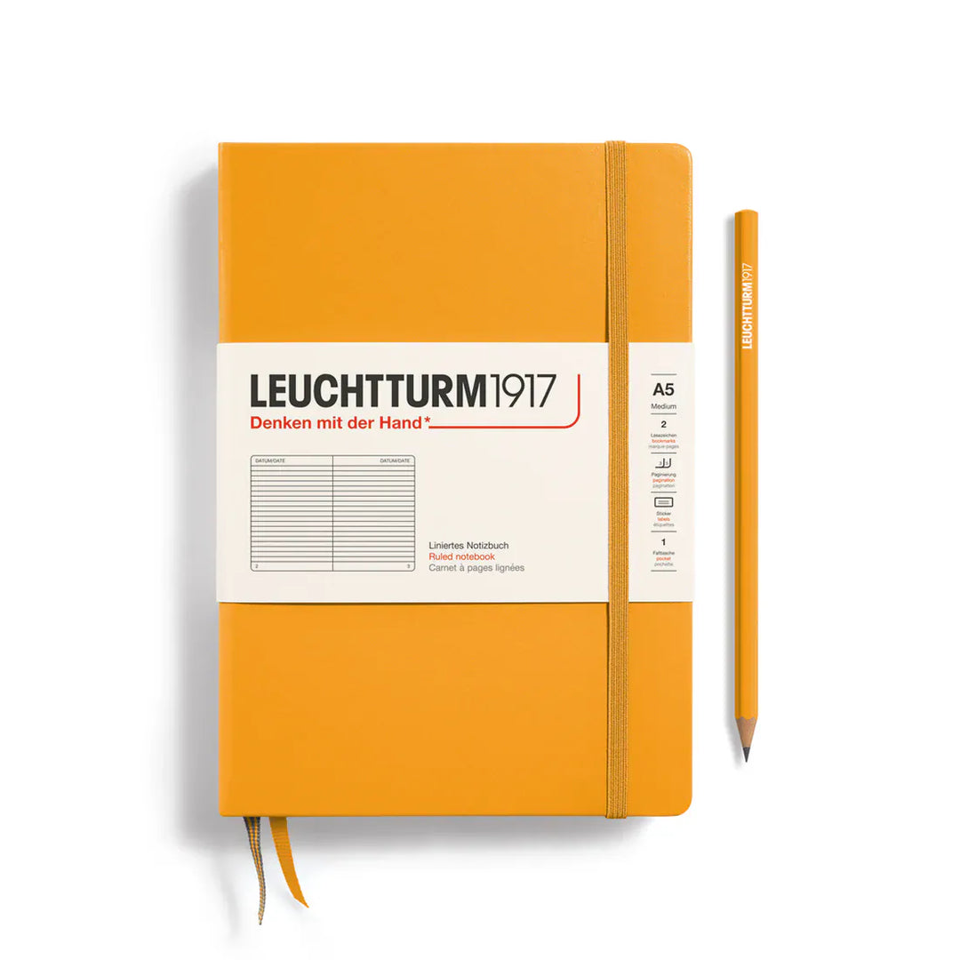 Leuchtturm1917 Paper Lined / Rising Sun Leuchtturm1917 Notebook Medium (A5) - Hardcover