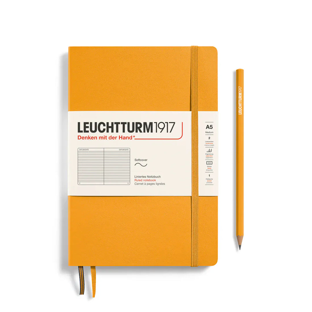 Leuchtturm1917 Paper Lined / Rising Sun Leuchtturm1917 Notebook Medium (A5) - Softcover