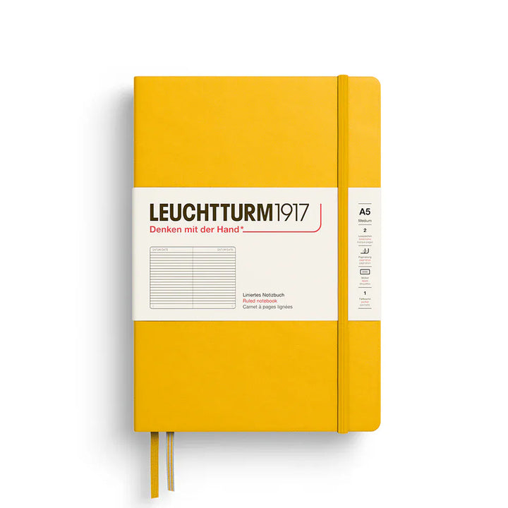 Leuchtturm1917 Paper Lined / Sunflower Leuchtturm1917 Notebook Medium (A5) - Hardcover