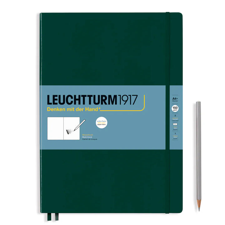 Leuchtturm1917 Paper Master A4+ / Forest Green Leuchtturm Sketchbook, 112 pages, 150 g/sqm