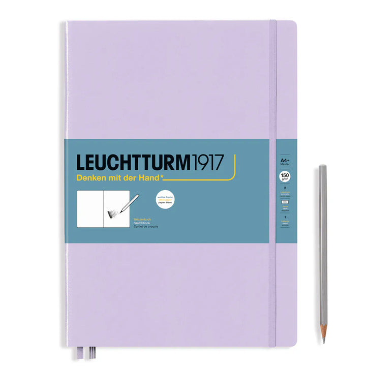 Leuchtturm1917 Paper Master A4+ / Lilac Leuchtturm Sketchbook, 112 pages, 150 g/sqm