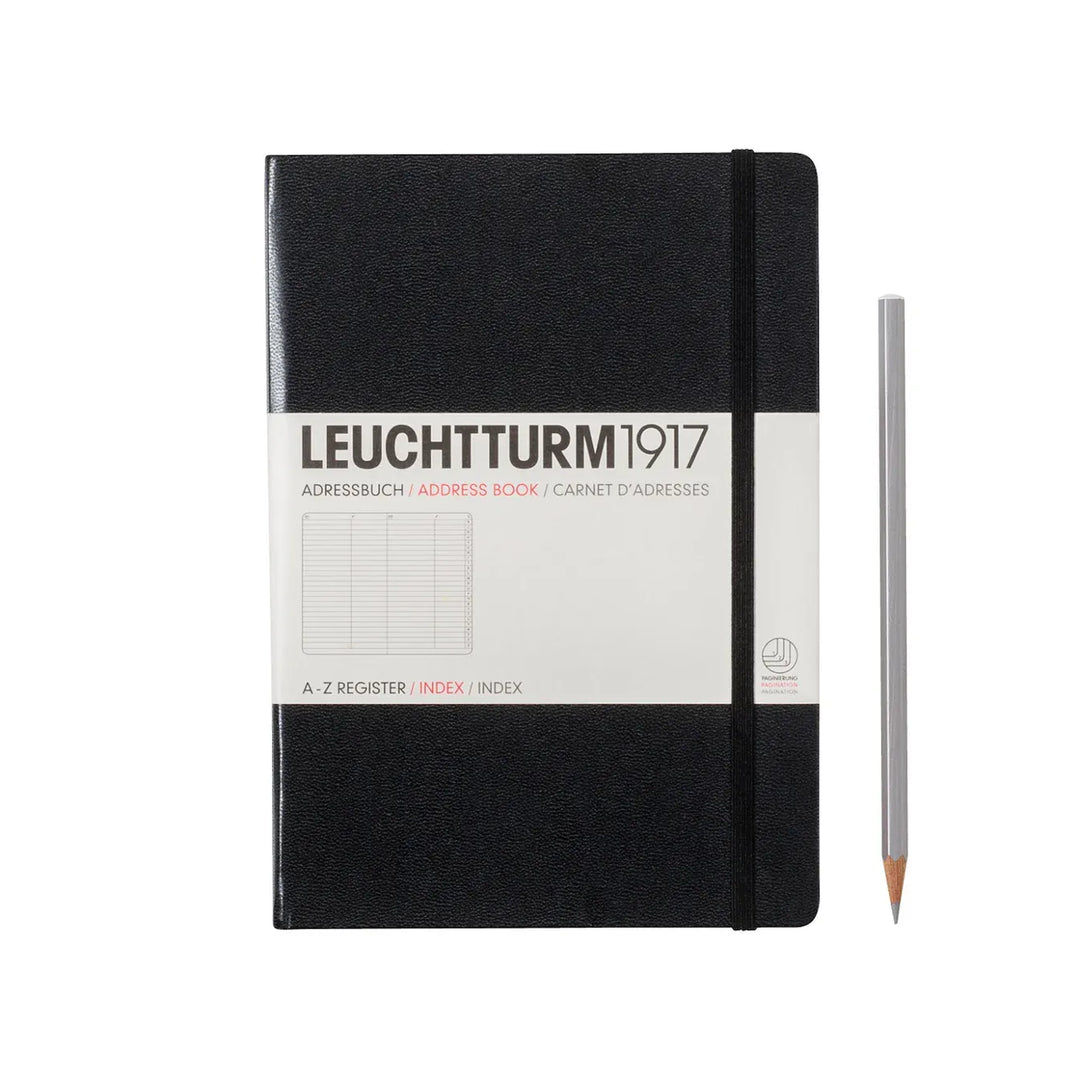 Leuchtturm1917 Paper Medium (A5) / Black Leuchtturm1917 Address Book