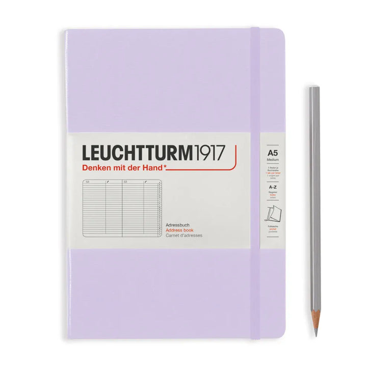 Leuchtturm1917 Paper Medium (A5) / Lilac Leuchtturm1917 Address Book