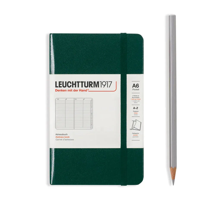 Leuchtturm1917 Paper Pocket (A6) / Forest Green Leuchtturm1917 Address Book