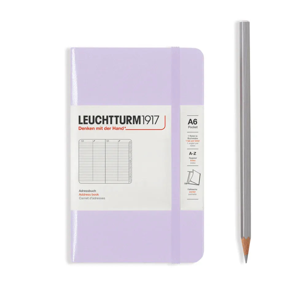 Leuchtturm1917 Paper Pocket (A6) / Lilac Leuchtturm1917 Address Book