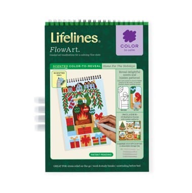 Lifelines Art &amp; Craft Kits FlowArt: Color to Reveal, Home for the Holidays  | Lifelines