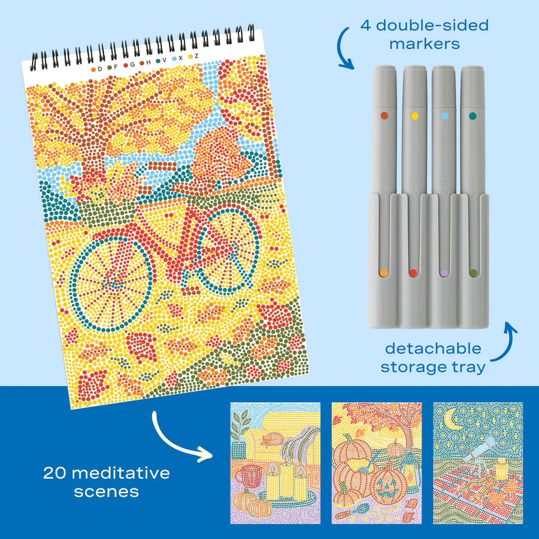 Lifelines Art & Craft Kits FlowArt: Dot-by-Letter, Sweater Weather | Lifelines