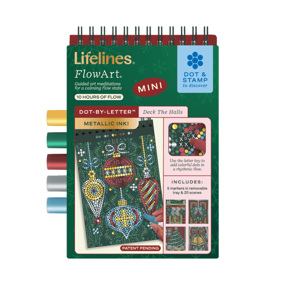 Lifelines Art & Craft Kits FlowArt Mini: Deck the Halls | Lifelines