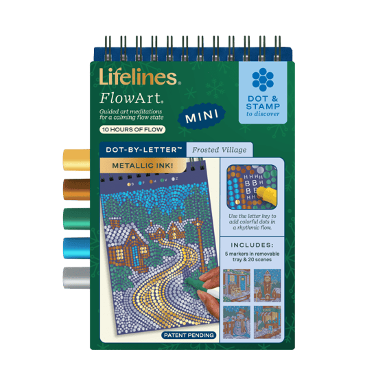 Lifelines Art & Craft Kits FlowArt Mini: Frosted Village | Lifelines