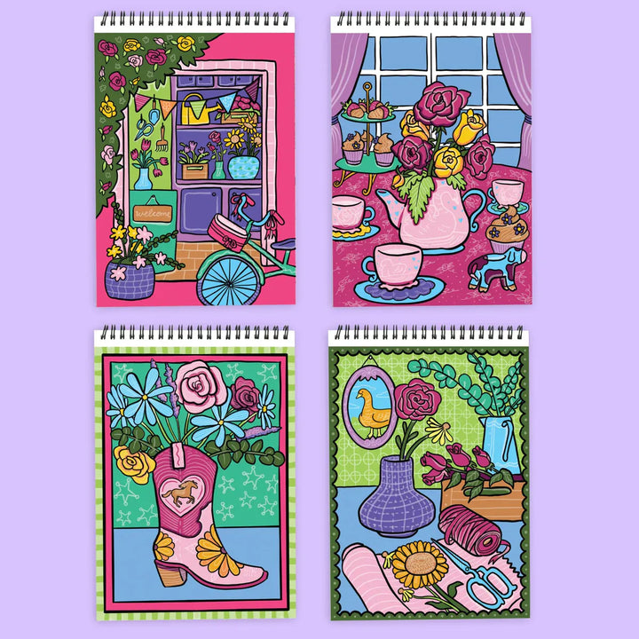 Lifelines Gifts Flowart Color-to-Reveal - Fragrant Blooms