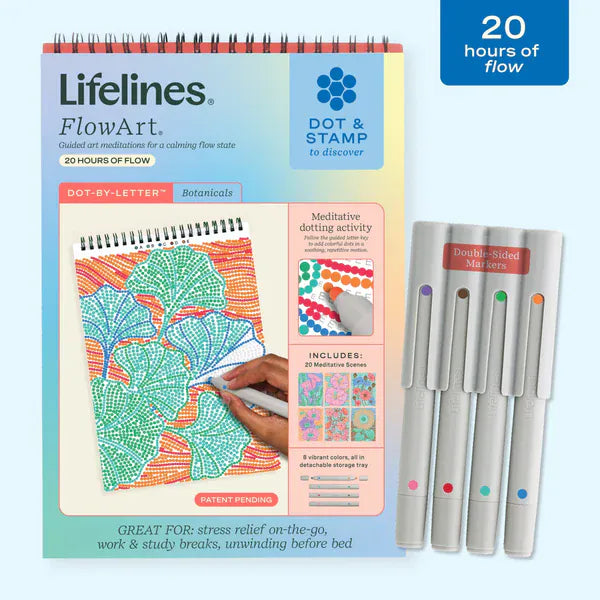 Lifelines Gifts FlowArt® Dot-By-Letter - Botanicals