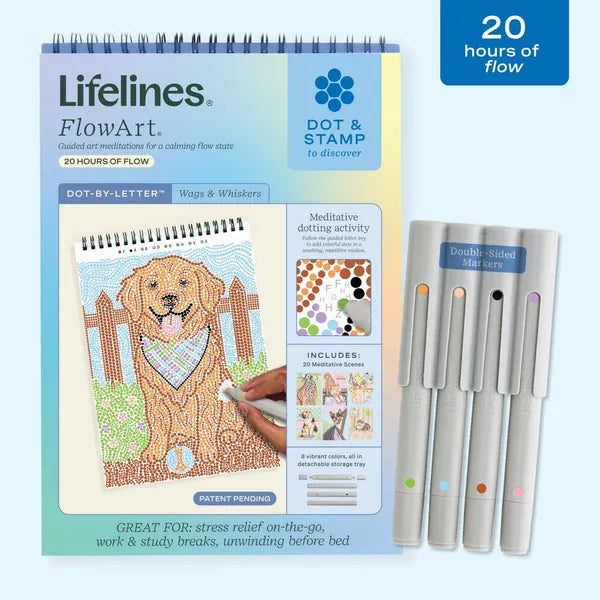 Lifelines Gifts FlowArt® - Dot-By-Letter, Wags &amp; Whiskers | Lifelines