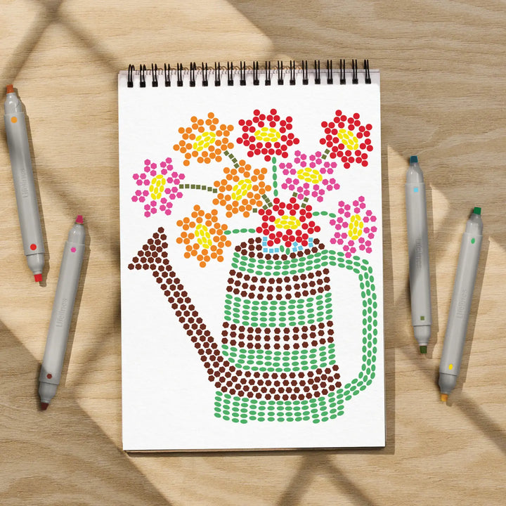 Lifelines Gifts Flowart Stamp by Shape - Secret Garden