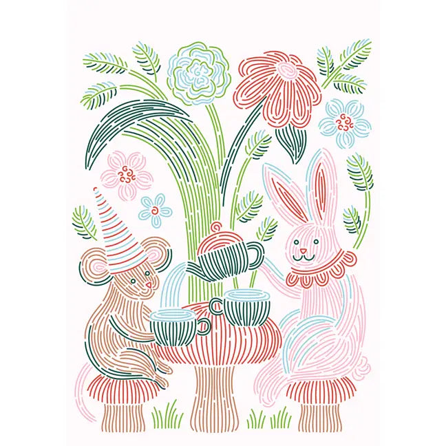 Lifelines Gifts Flowart Trace By Line - Woodland Whimsy