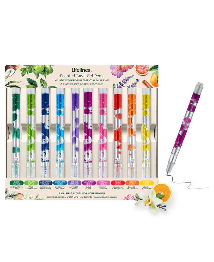 Lifelines Paper Scented Lava Pens