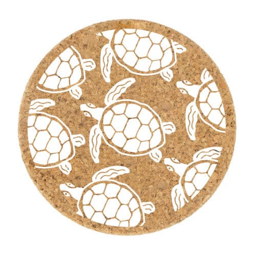 Liga Coasters Printed Cork Coaster - Turtle