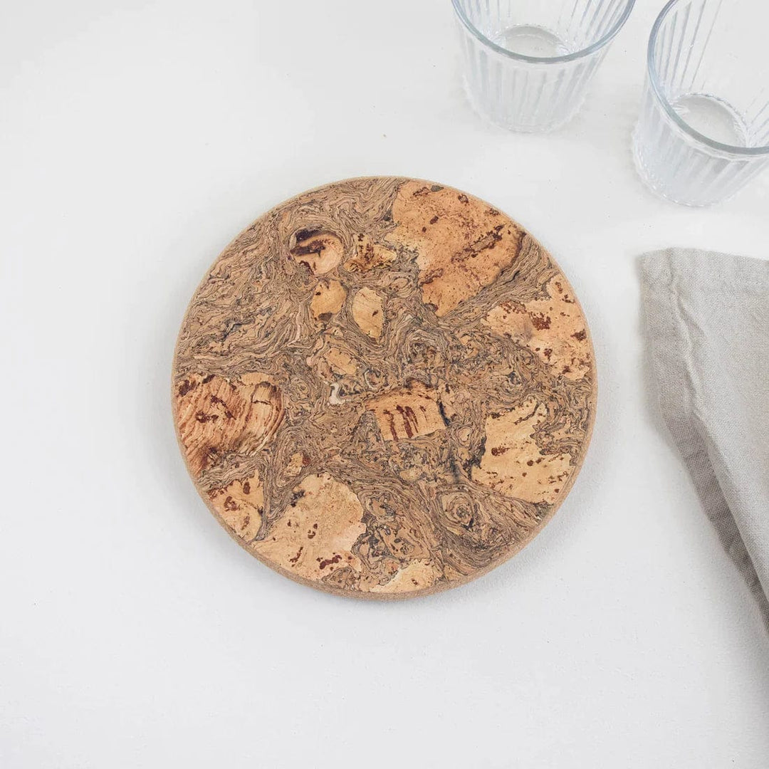 Liga Natural Cork Trivet | Small Round