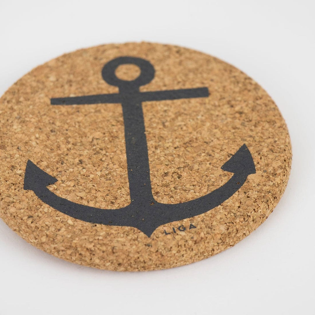 Printed Cork Coaster - Wave – Paper Luxe