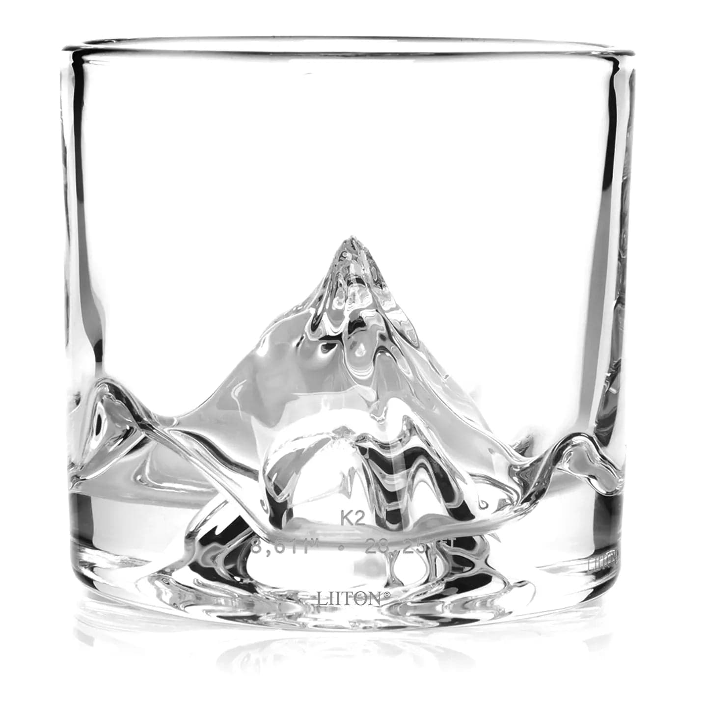 LIITON Food and Beverage K2 Crystal Whiskey Glass - Set of 2