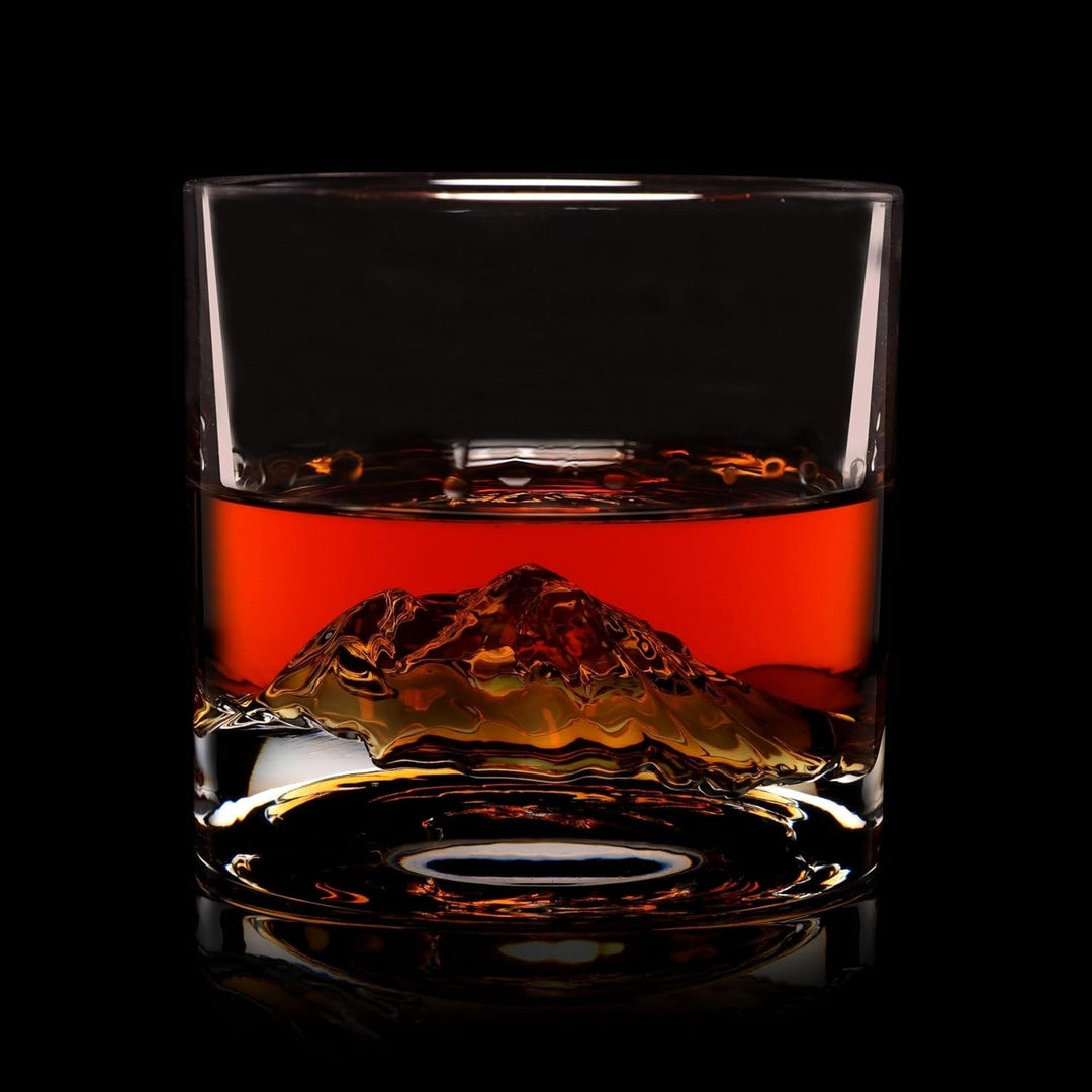 LIITON Home Mount Rainier Crystal Whiskey Glass