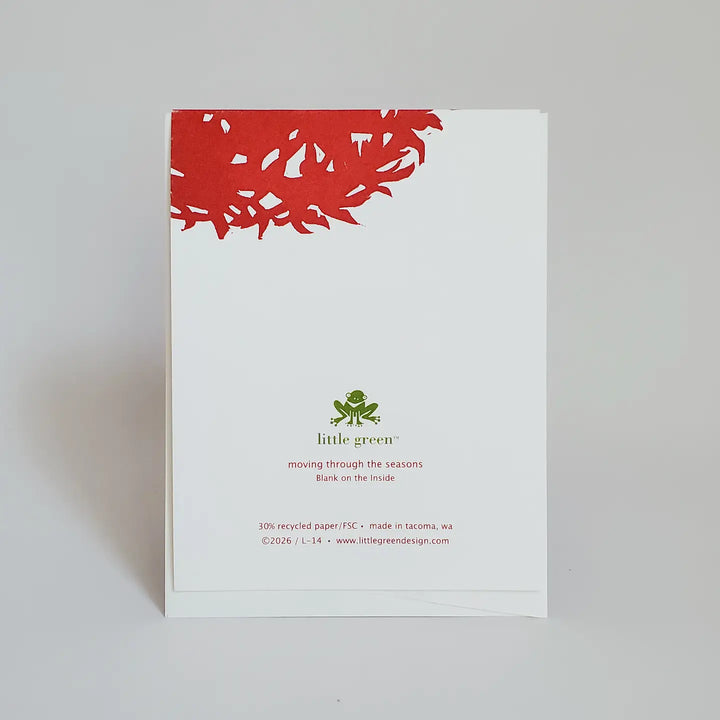 Little Green Cards Japanese Maple Anniversary Love Greeting Card
