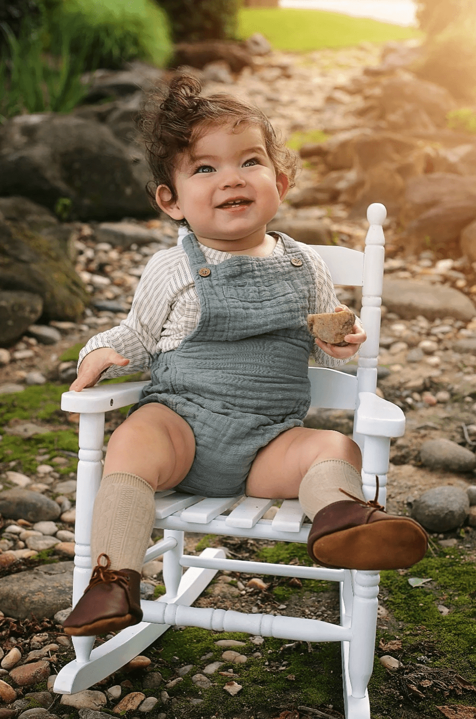 Little Stocking Co. Baby & Toddler Socks & Tights Cable Knit Knee High Socks - Oat