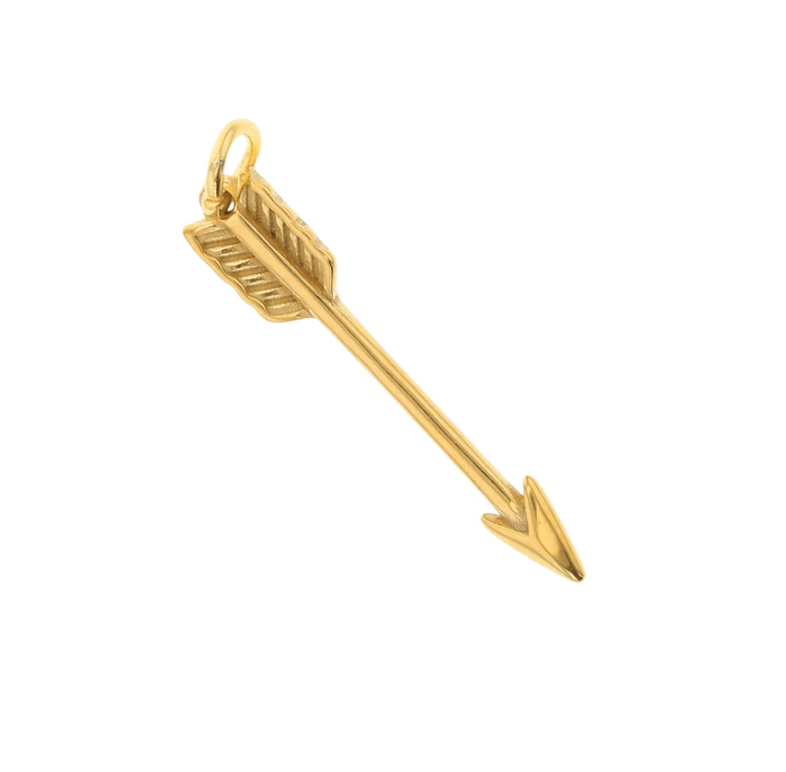 Lotus Jewelry Studio Fashion Arrow Gold Charm