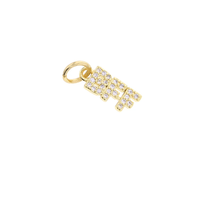 Lotus Jewelry Studio Fashion CZ BFF Charm