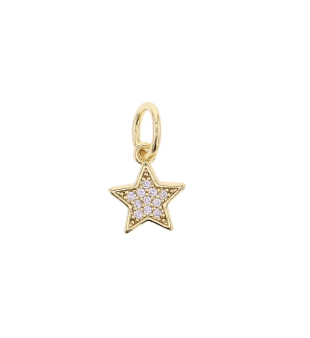 Lotus Jewelry Studio Fashion CZ Star Charm