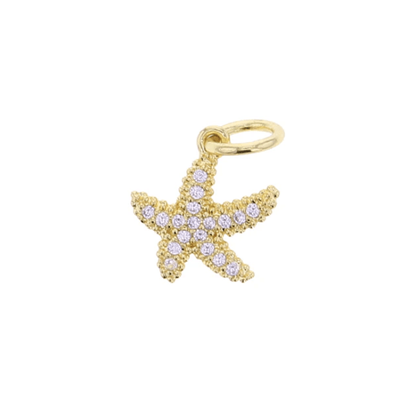 Lotus Jewelry Studio Fashion CZ Starfish Charm