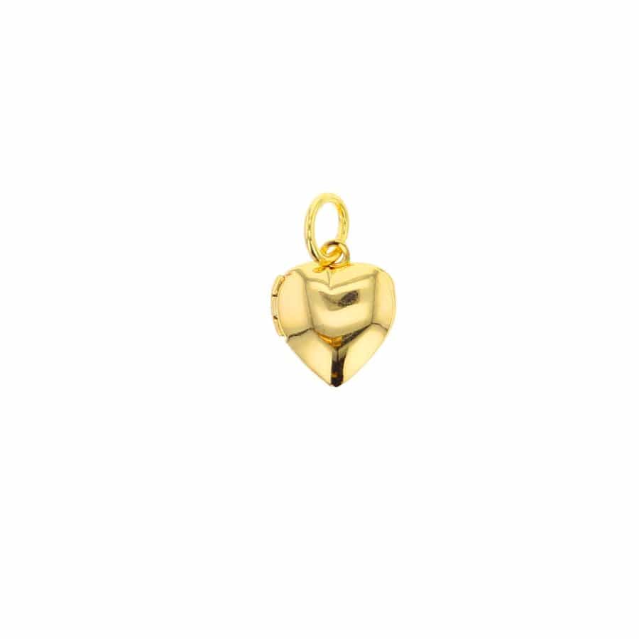 Lotus Jewelry Studio Fashion Heart Locket Charm