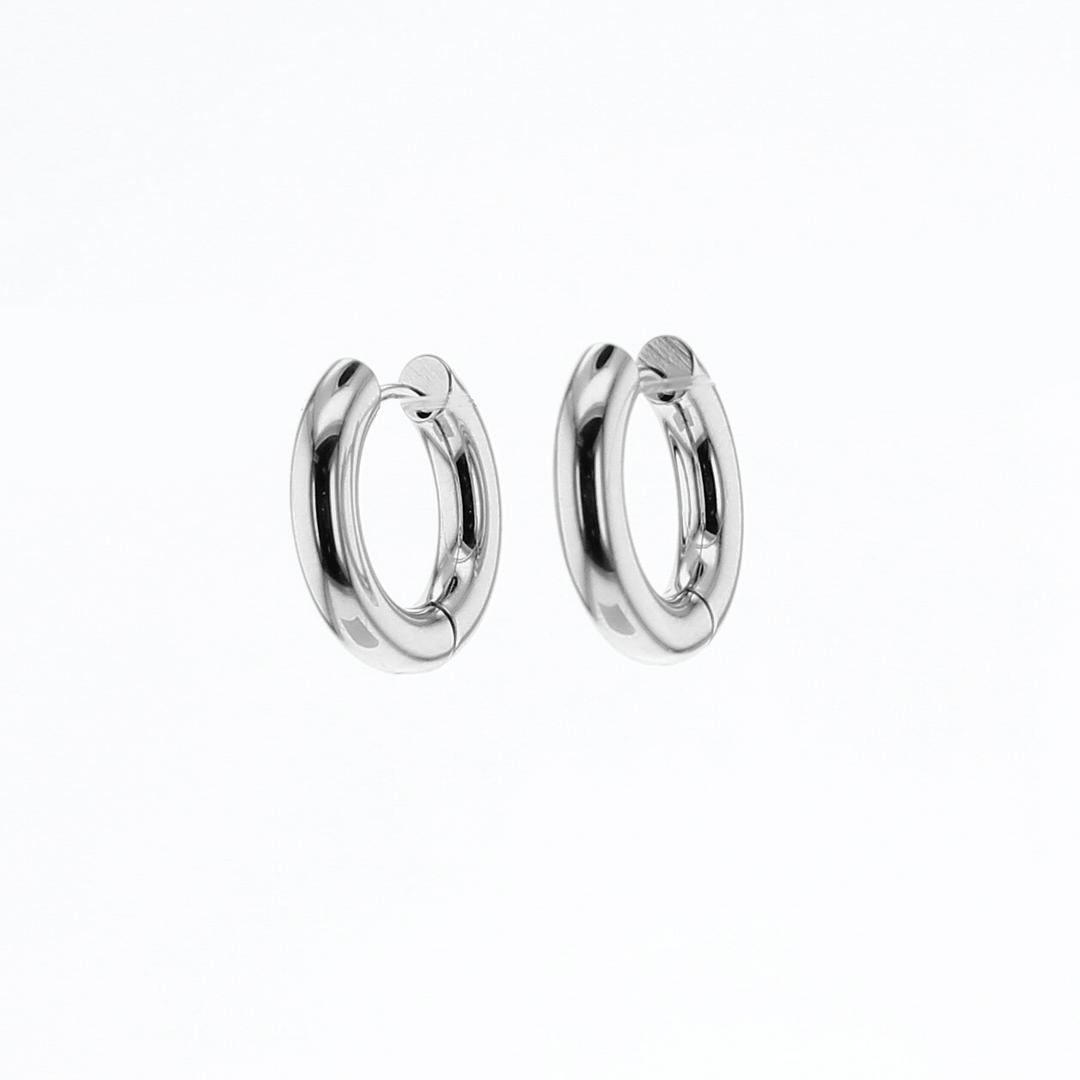 Lotus Jewelry Studio Fashion Mary Waterproof Earrings - Silver