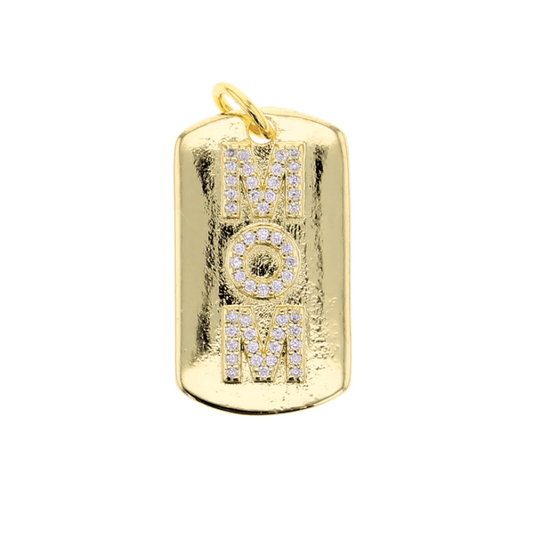 Lotus Jewelry Studio Fashion Mom Dog Tag Charm