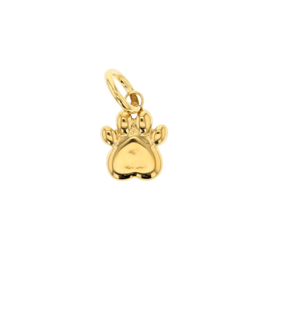 Lotus Jewelry Studio Fashion Paw Gold Charm