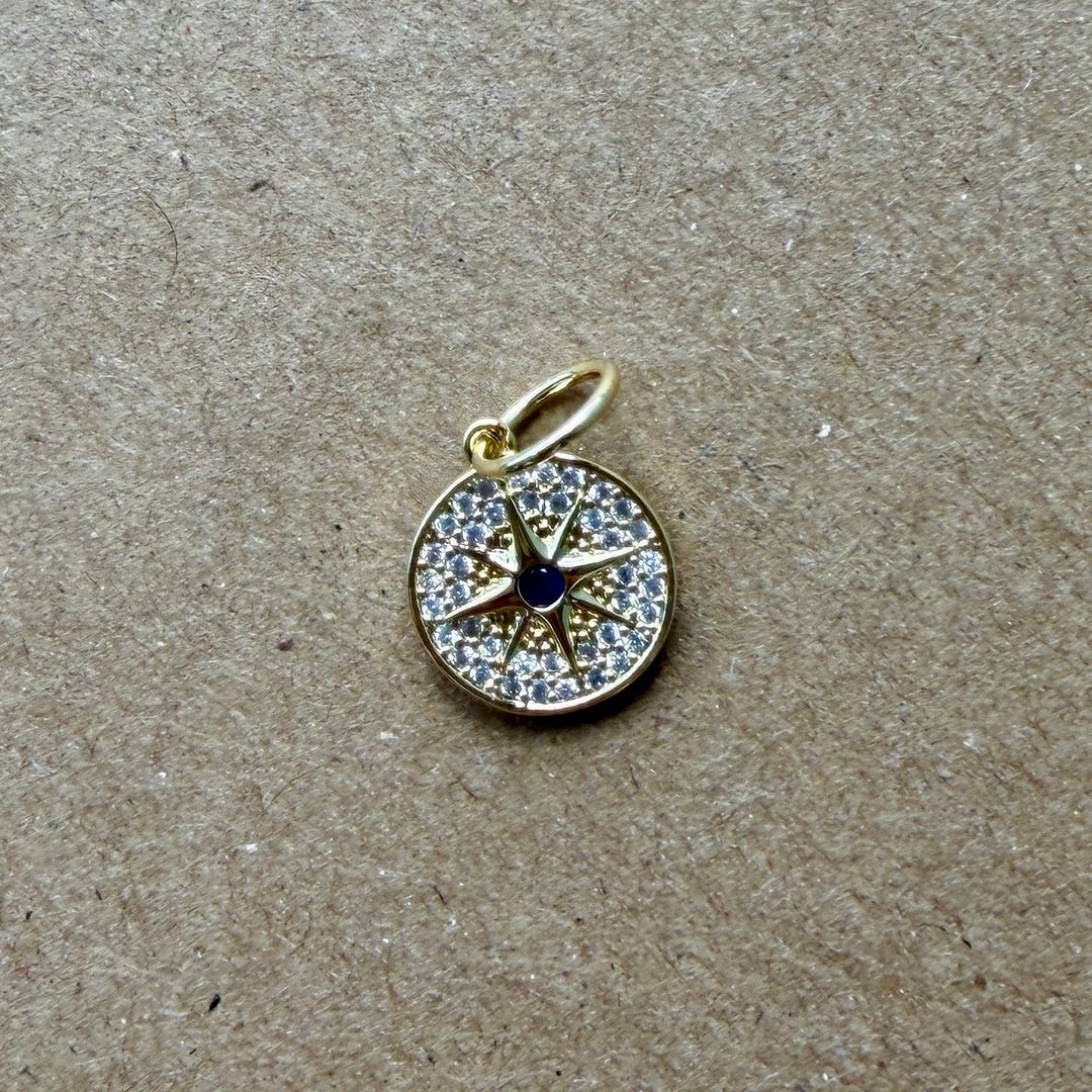 Lotus Jewelry Studio Fashion Saphire North Star Charm
