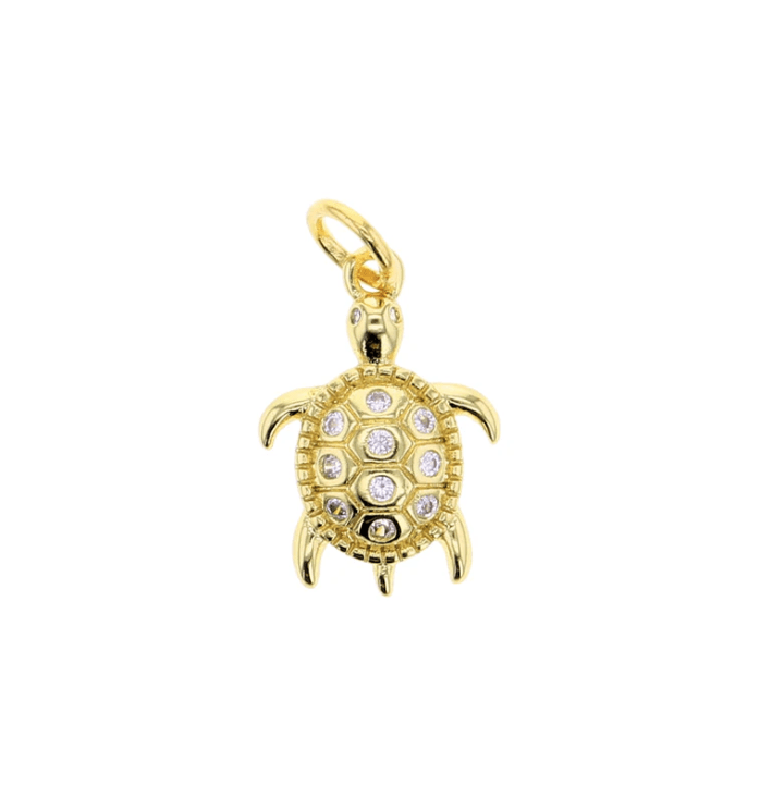 Lotus Jewelry Studio Fashion Sea Tortoise Charm