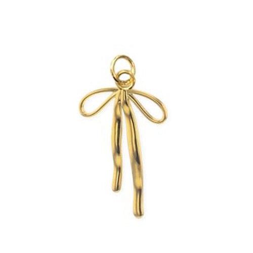 Lotus Jewelry Studio Necklaces Bow Gold Charms