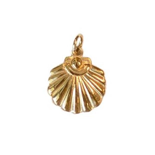 Lotus Jewelry Studio Necklaces Clam Shell Charm Gold Charms