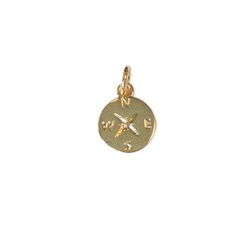 Lotus Jewelry Studio Necklaces Compass Gold Charms