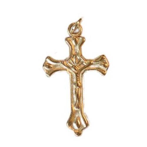 Lotus Jewelry Studio Necklaces Crucifix Charm Gold Charms