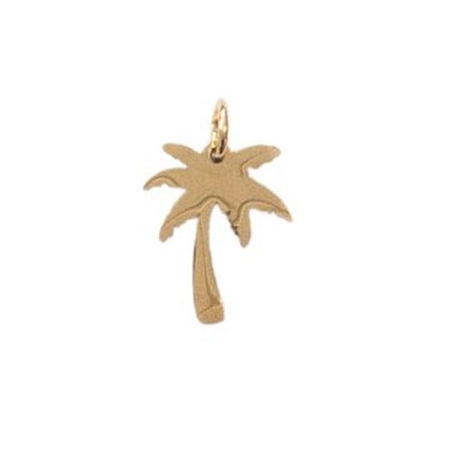 Lotus Jewelry Studio Necklaces Cut Out Palm Tree Gold Charms