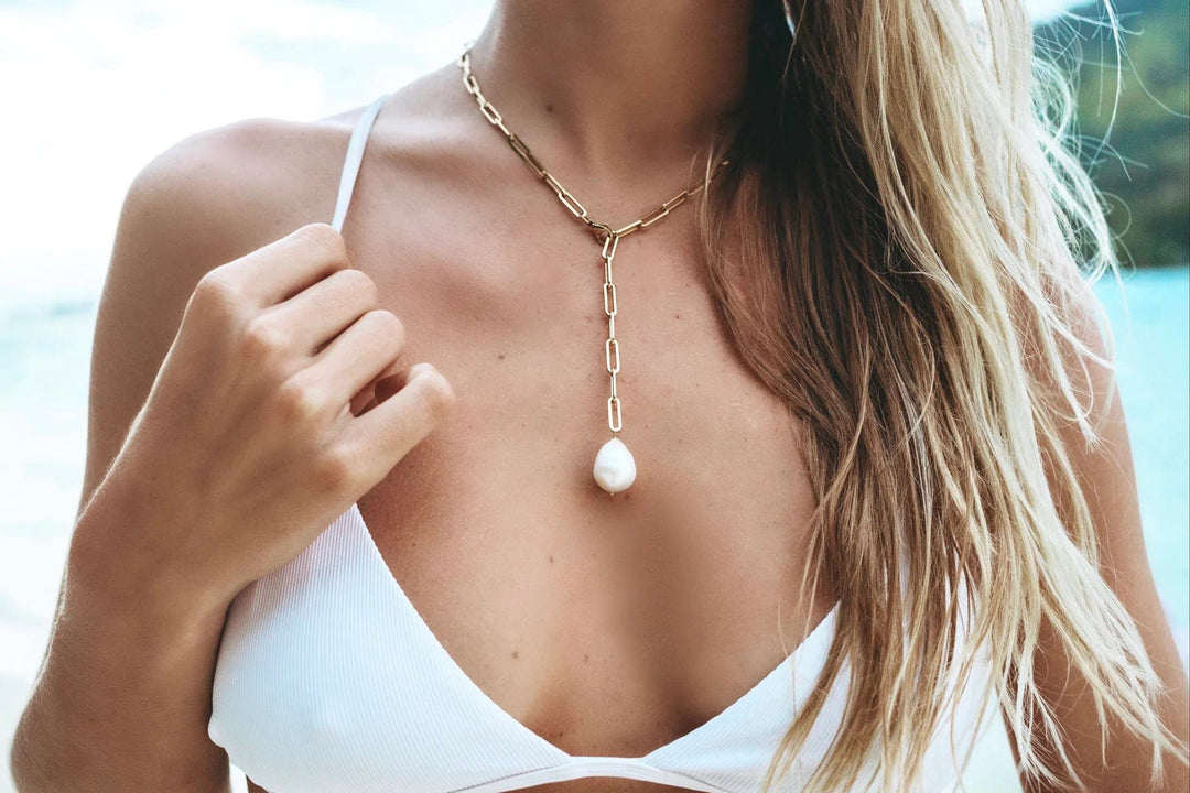 Maldives Pearl Necklace – Paper Luxe