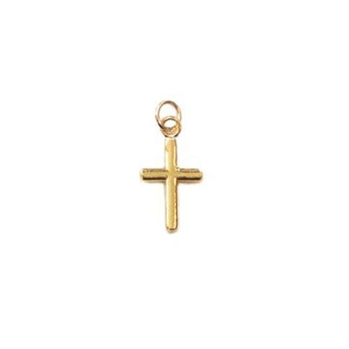 Lotus Jewelry Studio Necklaces Small Cross Gold Charms