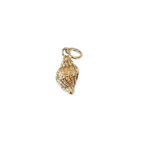 Lotus Jewelry Studio Necklaces Spiral Shell Gold Charms