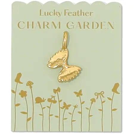Lucky Feather Charm Gold Charm Garden - Bowtie Pasta