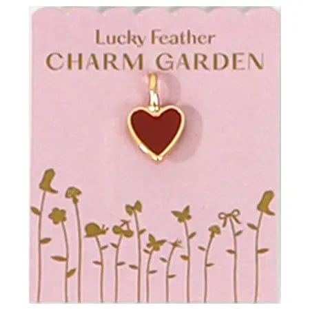 Lucky Feather Charm Gold Charm Garden - Heart