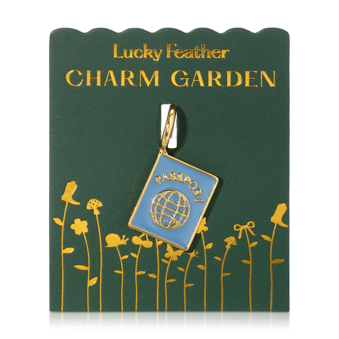 Lucky Feather Fashion Gold Charm Garden- Passport